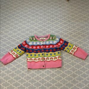Mini Biden Girls Patterned Cardigan